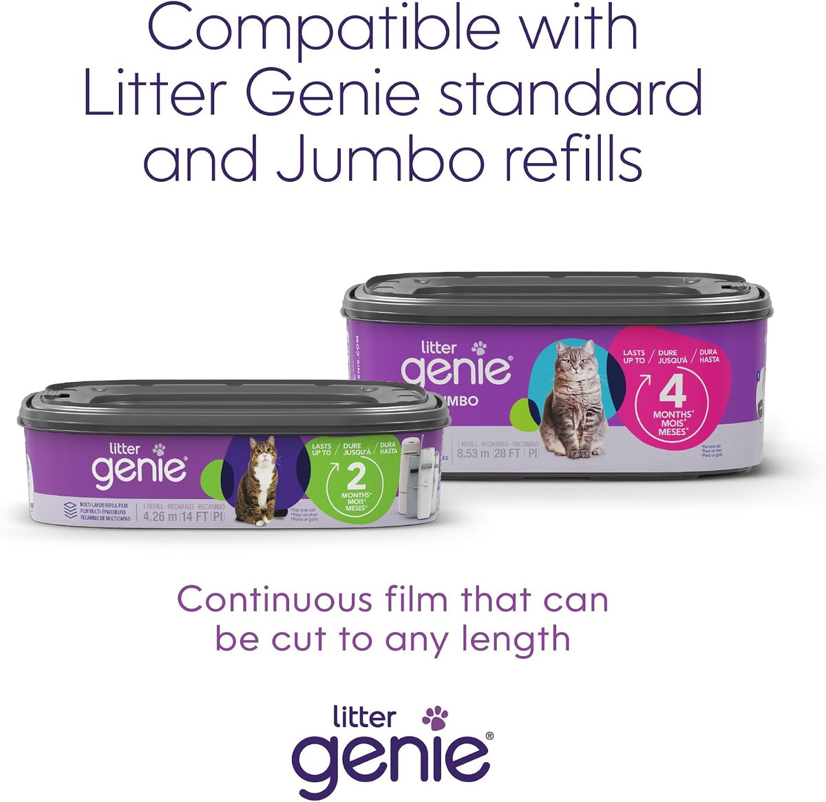 Litter Genie refill cartridge installation