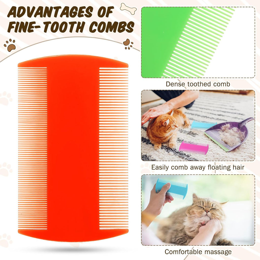 Hushee portable plastic flea and tick comb dimensions demonstration