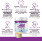 Special Breed L-Lysine supplement with cat in background