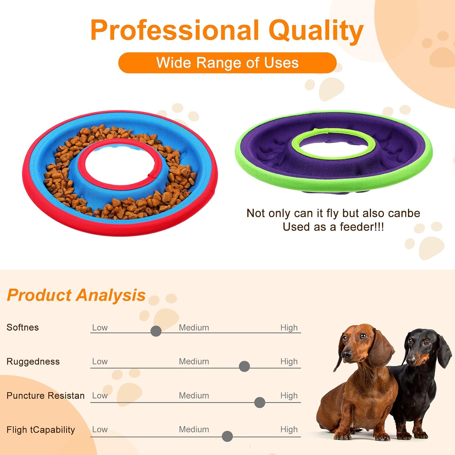 Ubamdom flying disc floating on water for pet fetch