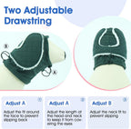 Morvigive dog neck and ear warmer hoodie side angle view