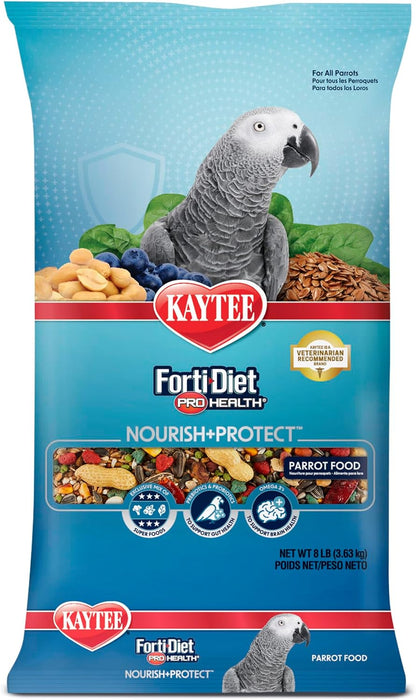 Kaytee Forti-Diet Pro Health Nourish+Protect Parrot Food, Comprehensive Nutrition Backed by Science, Digestive Health, Immune Support, 5 pounds - Image 14