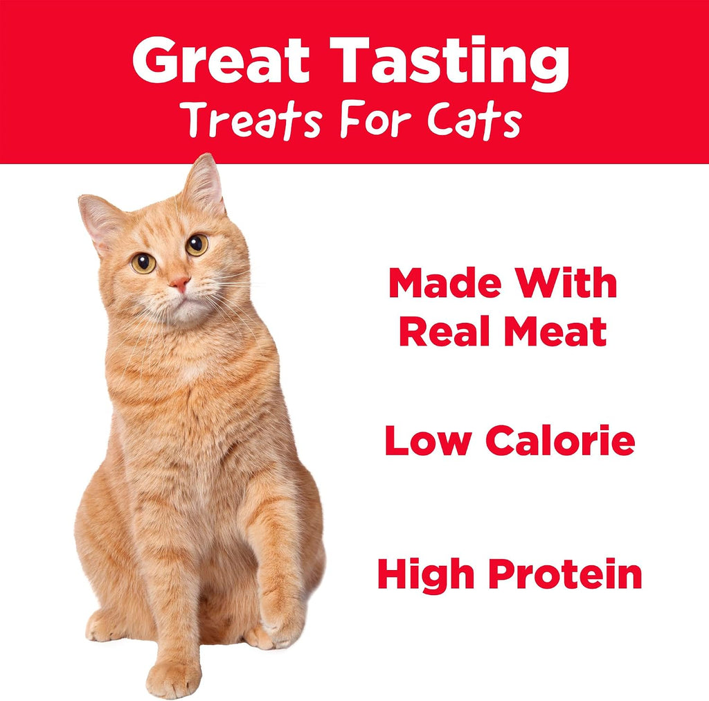 Five individually wrapped salmon and trout cat treat sticks