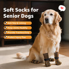 Close up of Roilpet dog sock adjustable straps
