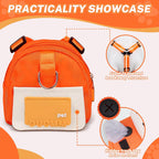 Bagentry waterproof polyester twill dog backpack texture and quick release buckles