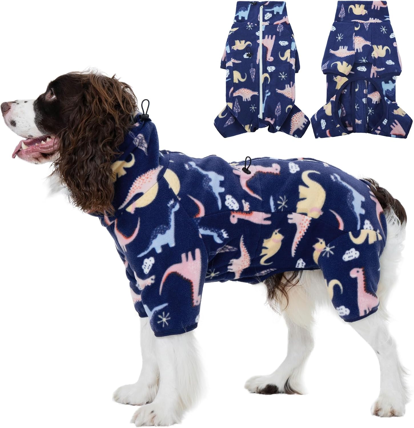 ROZKITCH XS Dog Winter Coat, Pet Windproof Warm Cold Weather Jacket Vest Cozy Jumpsuit Apparel Outfit Clothes for Small Medium Large Dog Walking Sleep XS - Image 13