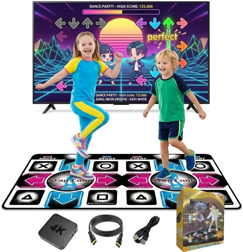 Quanwuhang interactive kids dance mat front view