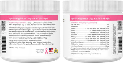 Wholistic Pet Organics Daily Cat & Dog Probiotics for Digestive Health, Anti Diarrhea & Gut Support - Probiotics for Dogs with Digestive Enzymes & Prebiotic Fiber - Cat Probiotic - 2 Oz - 57 Scoops - Image 9