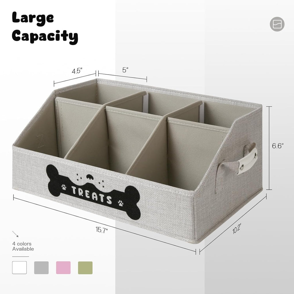 GreenPetopia storage organizer with six adjustable compartments
