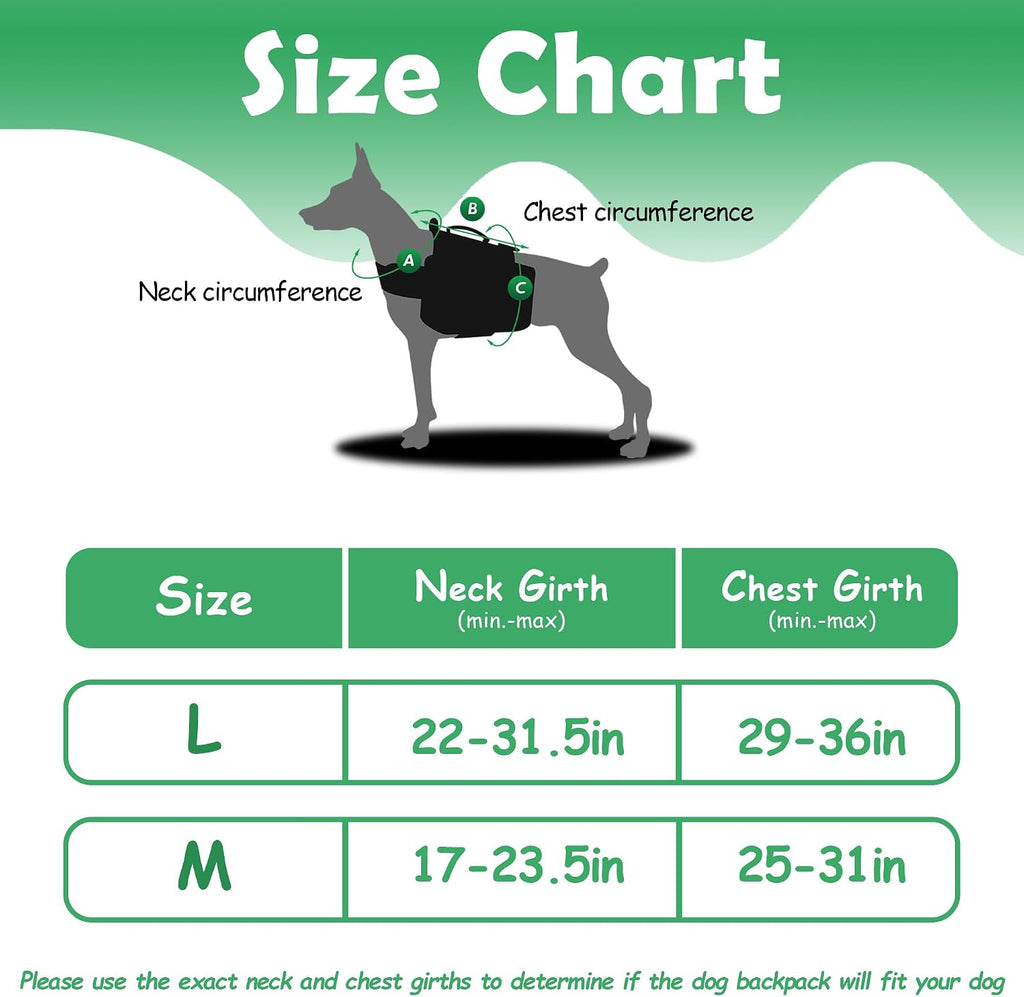 GoHimal adjustable dog saddle bag side view showing spacious pockets
