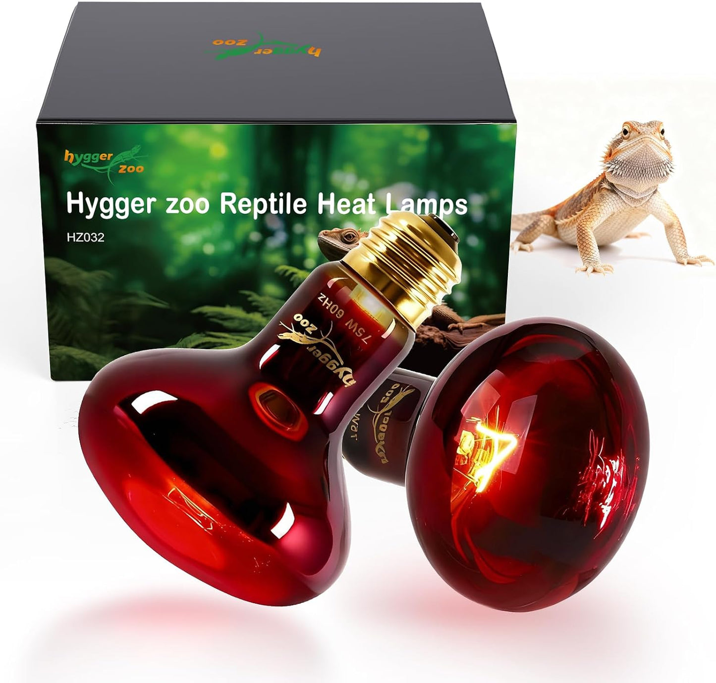 Reptile Heat Lamp, 2 Pack 100W Heat Lamp Bulbs Reptile Night Heat Bulb Basking Light for Bearded Dragon Chameleon Turtle Snake Gecko Lizard Chicken Tank Accessories, Purple - Image 12