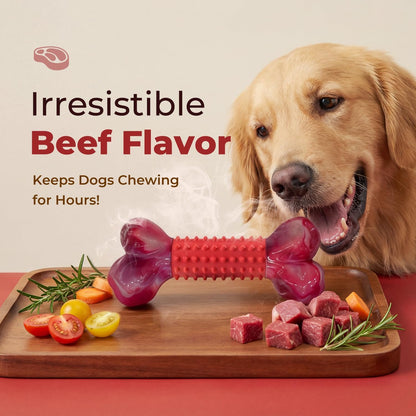 Textured rubber surface of Apasiri dog chew toy