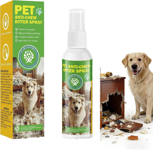 Pudxlre 120ml Pet Anti-Chew Bitter Spray front view