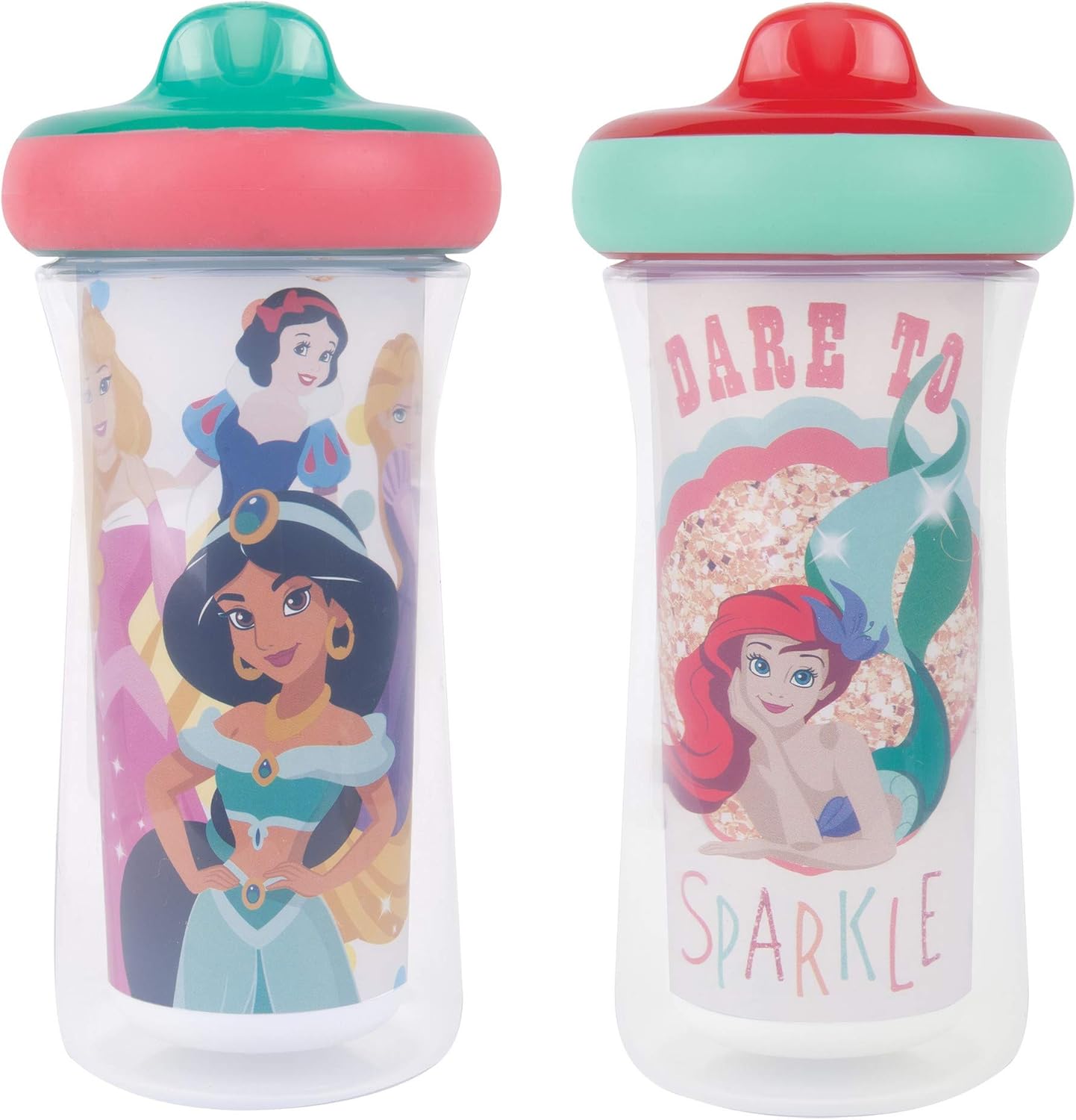 The First Years Disney Princess Kids Insulated Sippy Cups front view showcasing Snow White design