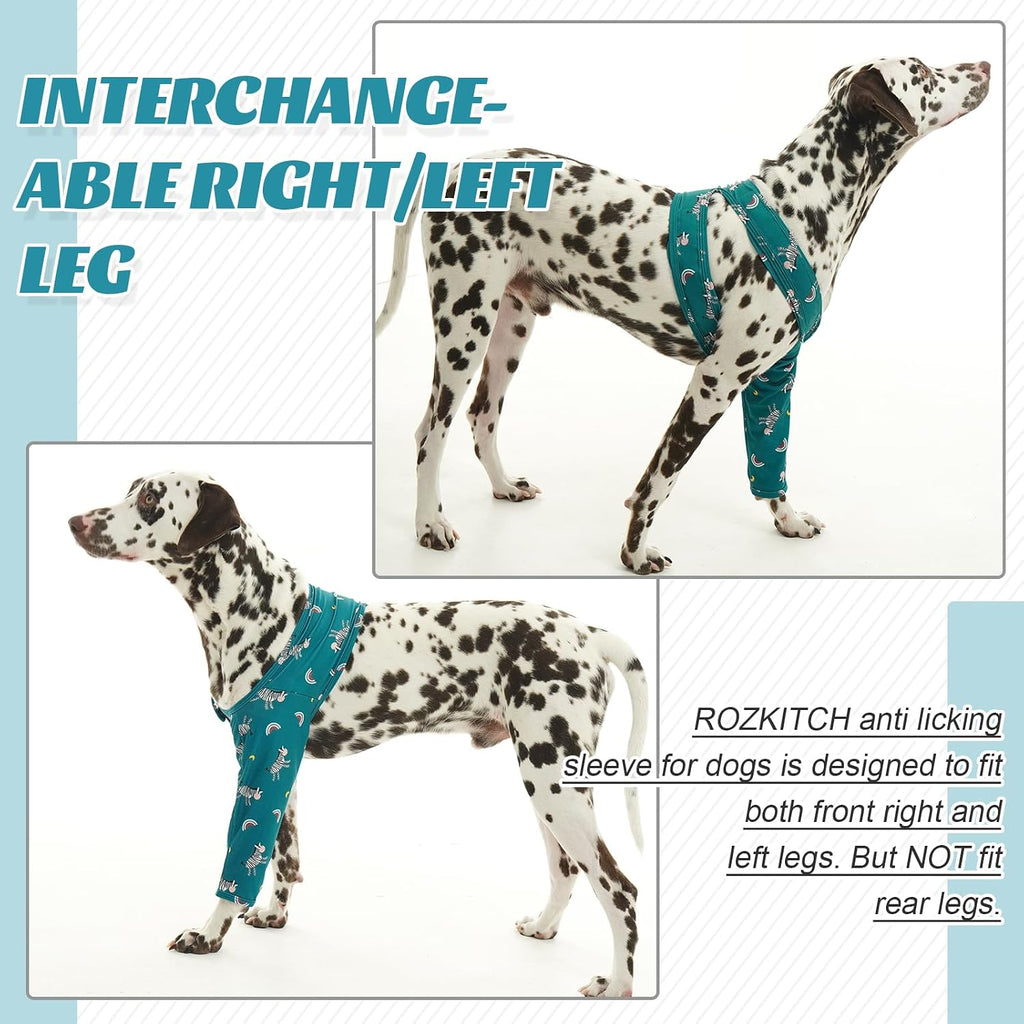 Premium cone alternative canine medical sleeve with magic sticker closure on back