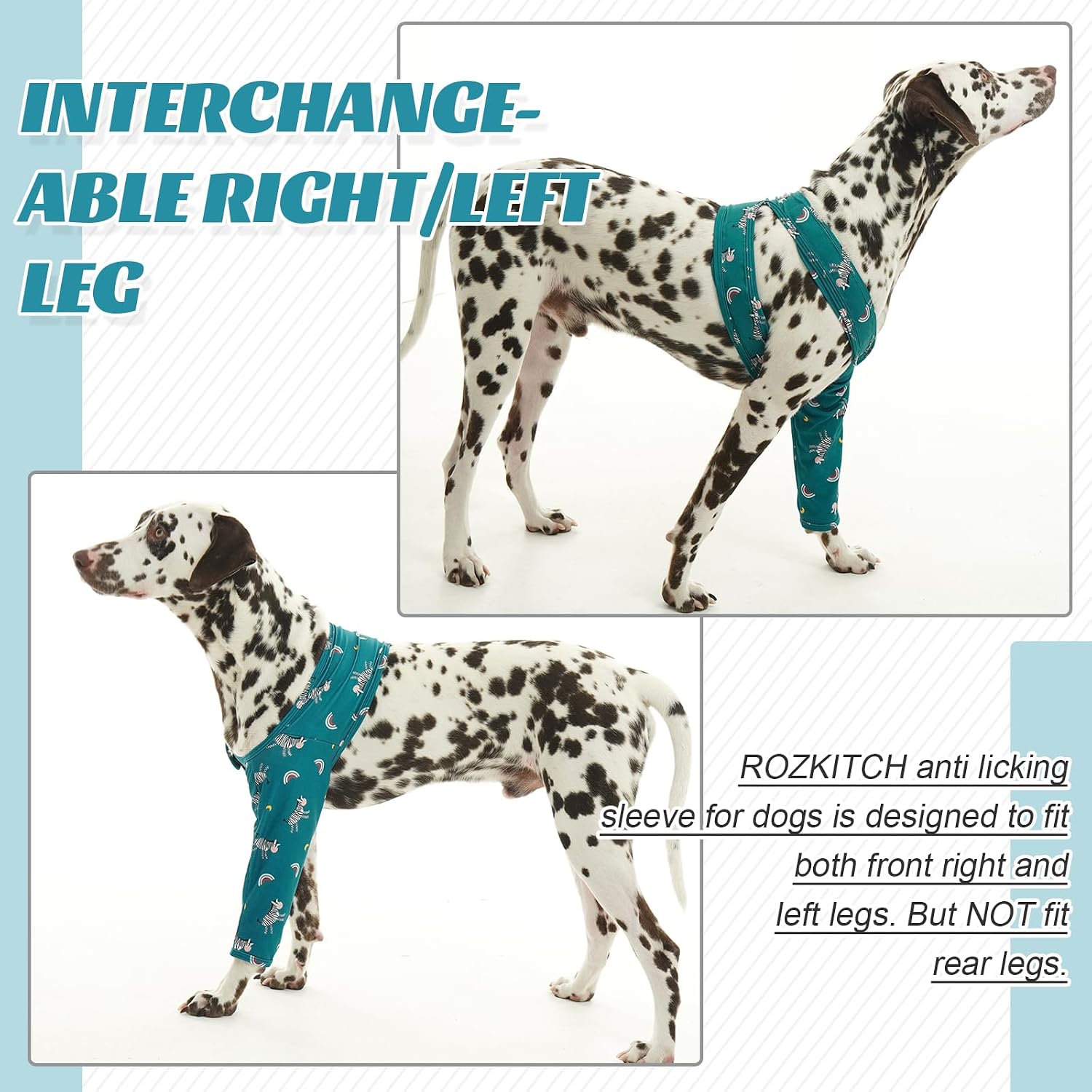 Premium cone alternative canine medical sleeve with magic sticker closure on back