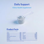 Natural salmon flavor multivitamin powder for cats