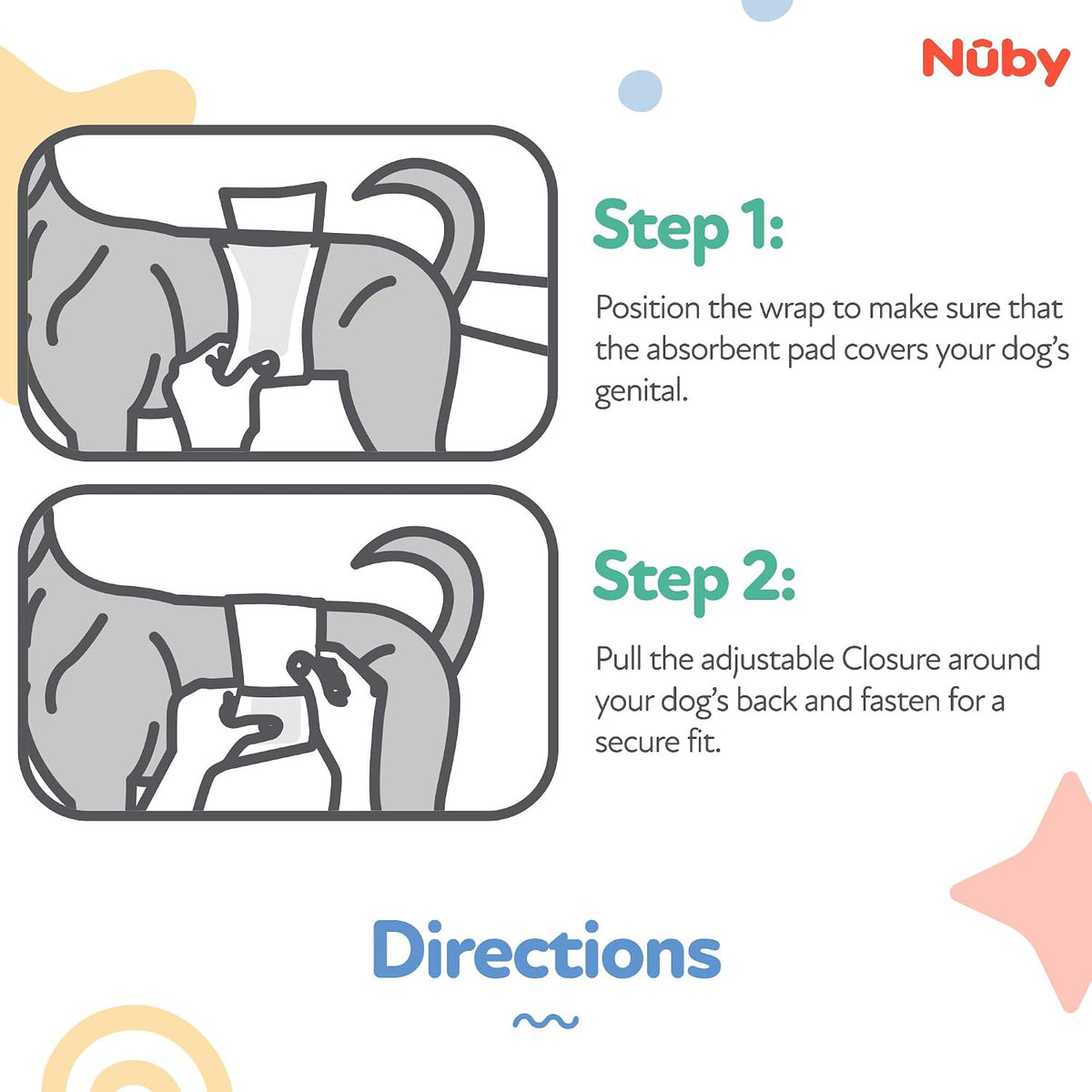 Premium imported USA pet care disposable wraps for male dogs protecting indoor carpets.