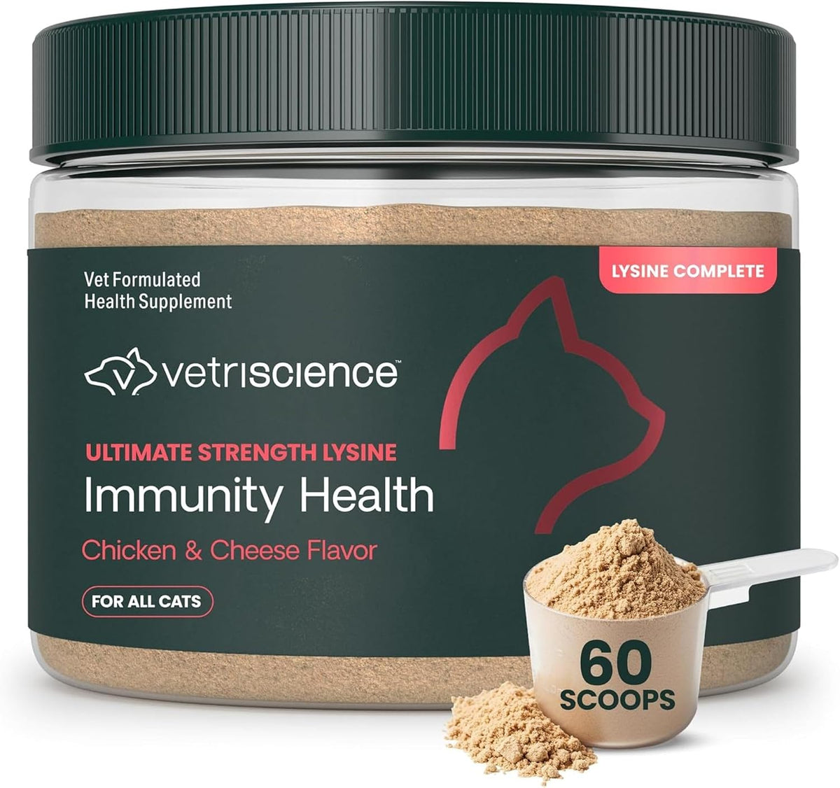 VetriScience Lysine Immunity Health Chews, 250 mg Lysine Plus Immune Supplement for Cats and Kittens with Allergies, Sneezing, Runny Nose and Watery Eyes, Chicken, 120 Count - Image 12