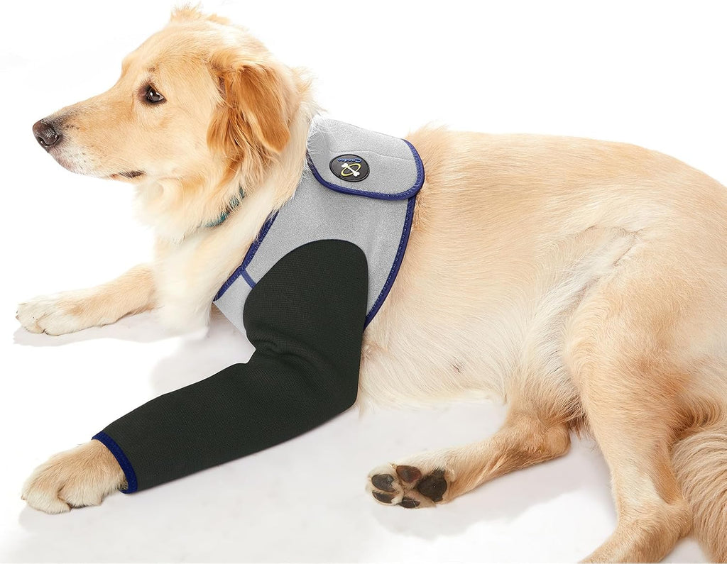 Coodeo Dog Recovery Suit, Cone Collar Alternative, Abrasion Resistant Dog Recovery Sleeve, Washable 2.5mm Thick and Waterproof, Pet Wounds Prevent Licking, Bite, Keep DryBlue2XL - Image 9