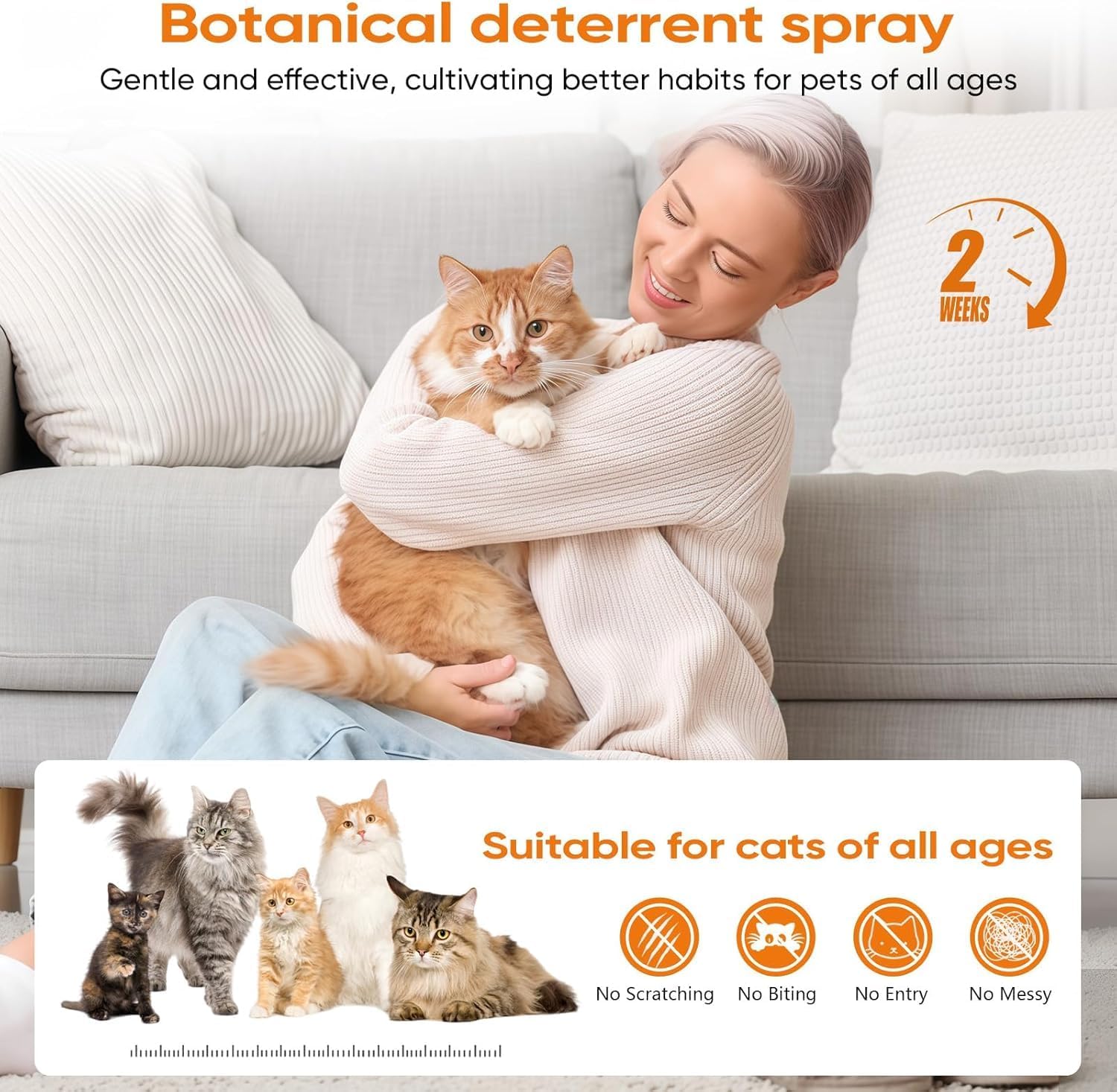 Professional product photography of MGSDL pet repellent spray