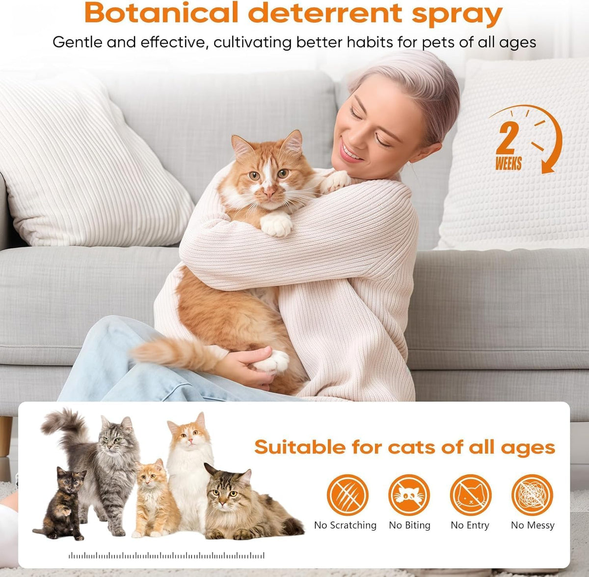Professional product photography of MGSDL pet repellent spray