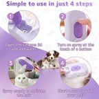 Petayouj 4-in-1 grooming set with nail clippers and flea comb