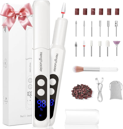 HengYuaoler cordless electric nail drill kit front view