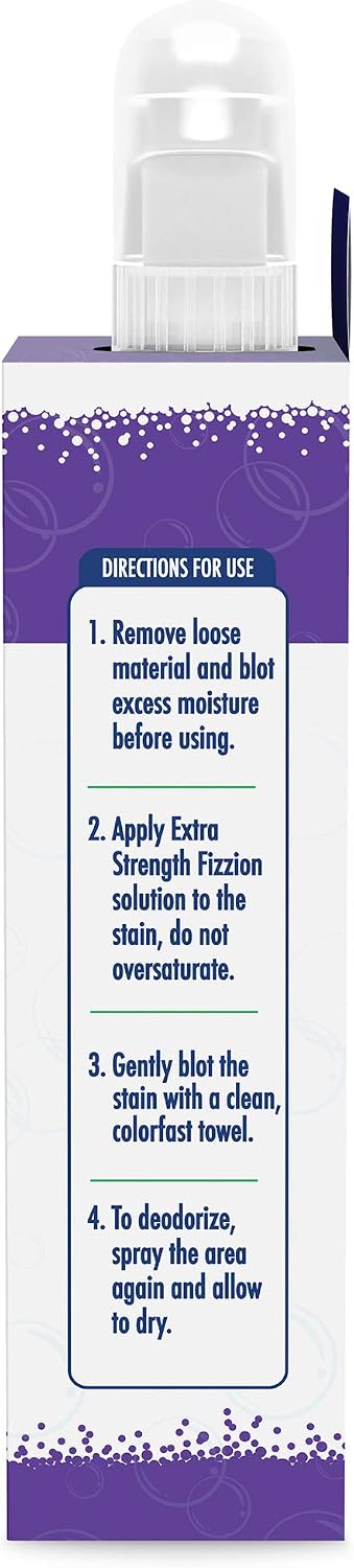 Fizzion CO2 powered pet stain remover packaging