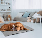 Explore Land Dog Crate Pan Cover with Fluffy Top and Waterproof TPU Lining, Washable Pan Enclosure Cover for 42 inch Pet Cage - Image 9