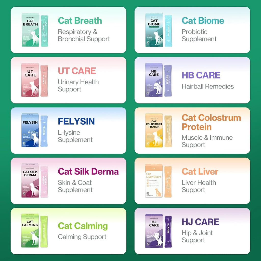 Doctor By HB Care Hairball Treatment for Cats - Hairball Relief & Digestive Support Supplement with Psyllium Husk & Fiber - Lickable Formula, Individually Packed, Chicken Flavor (30 Count) - Image 11