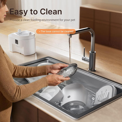 Dudupet smart pet feeding station in a modern home setup