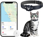 Bonso 2-in-1 GPS tracker for cats front view showing the blue smart collar and tracker unit.