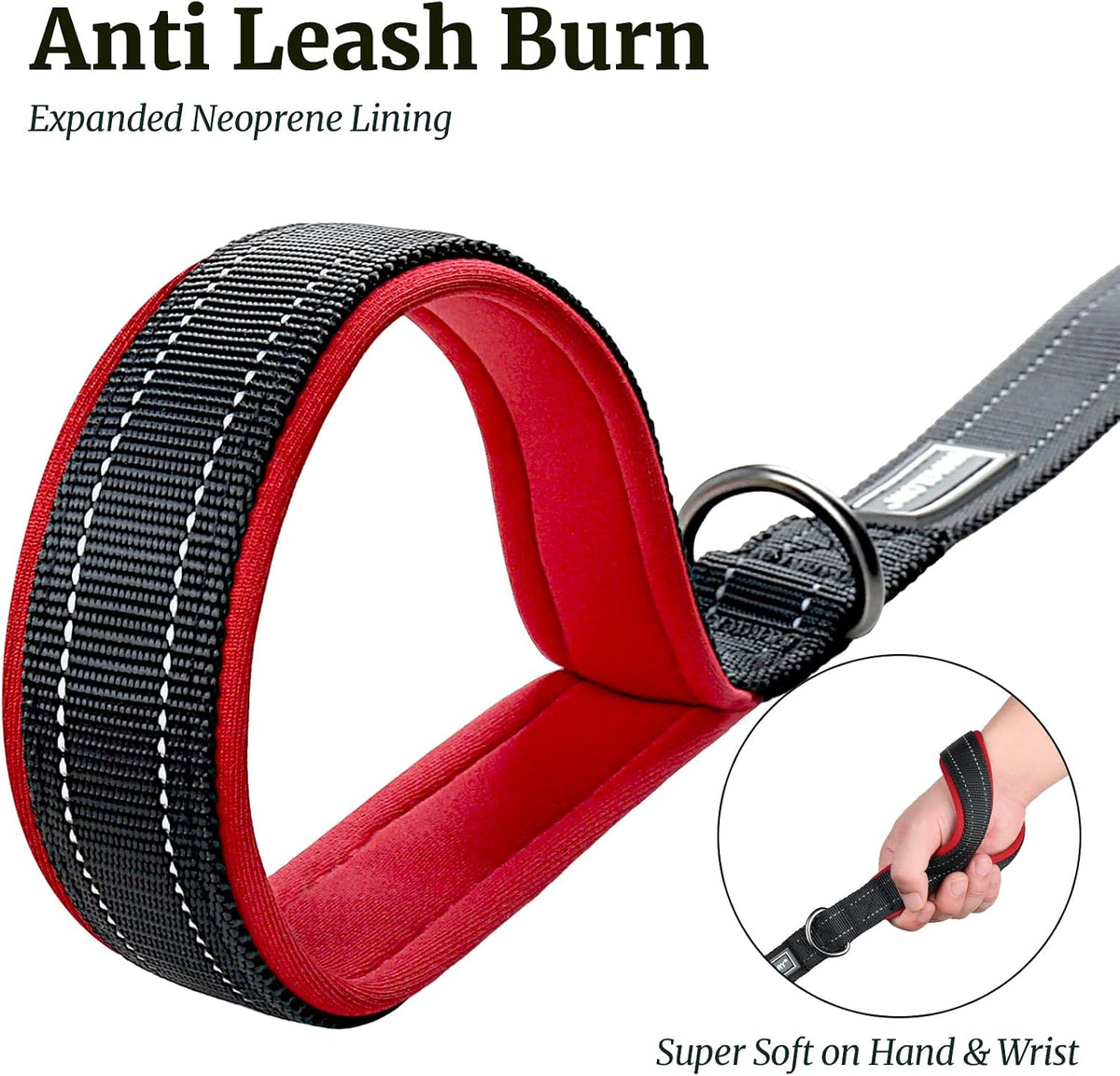 Vivaglory pet leash heavy duty 360 degree swivel metal clasp