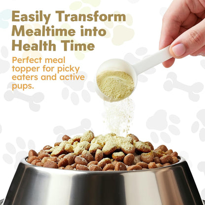 Okköbi dog bone broth powder for joint health and mobility