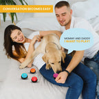 Paws and Smiles Dog Buttons for Communication, 8-Pack Recordable Talking Buttons for Dogs & Cats, 30-Second Voice Dog Training Buttons Starter Set Pet Communication Buzzer Gift - Image 9