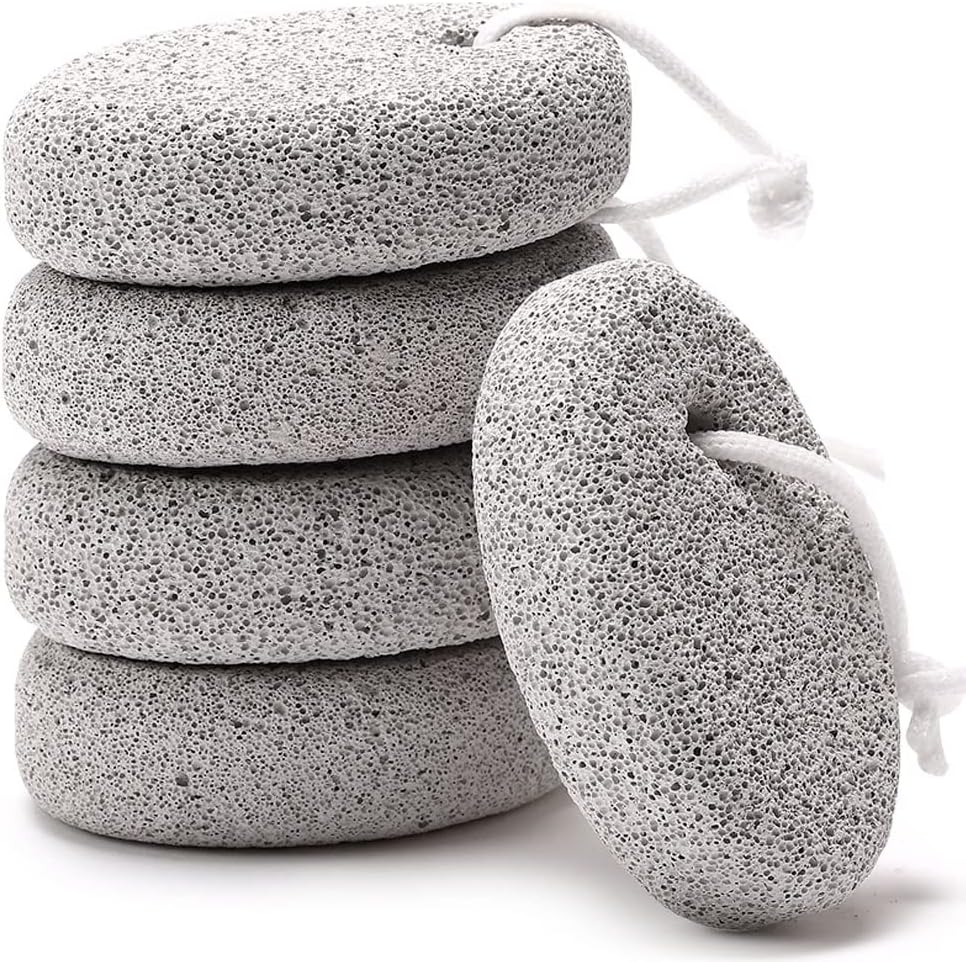 Borogo natural lava pumice stone 5-pack set front view