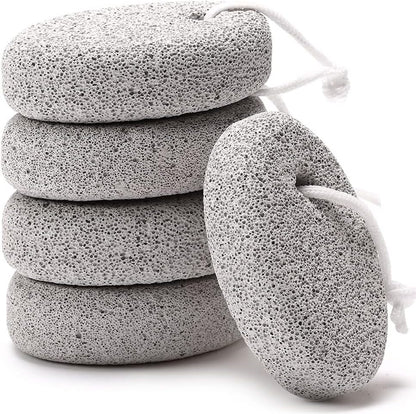 Borogo natural lava pumice stone 5-pack set front view