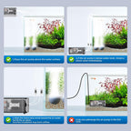 Transparent casing detail of Aquasmith aquarium oxygen pump