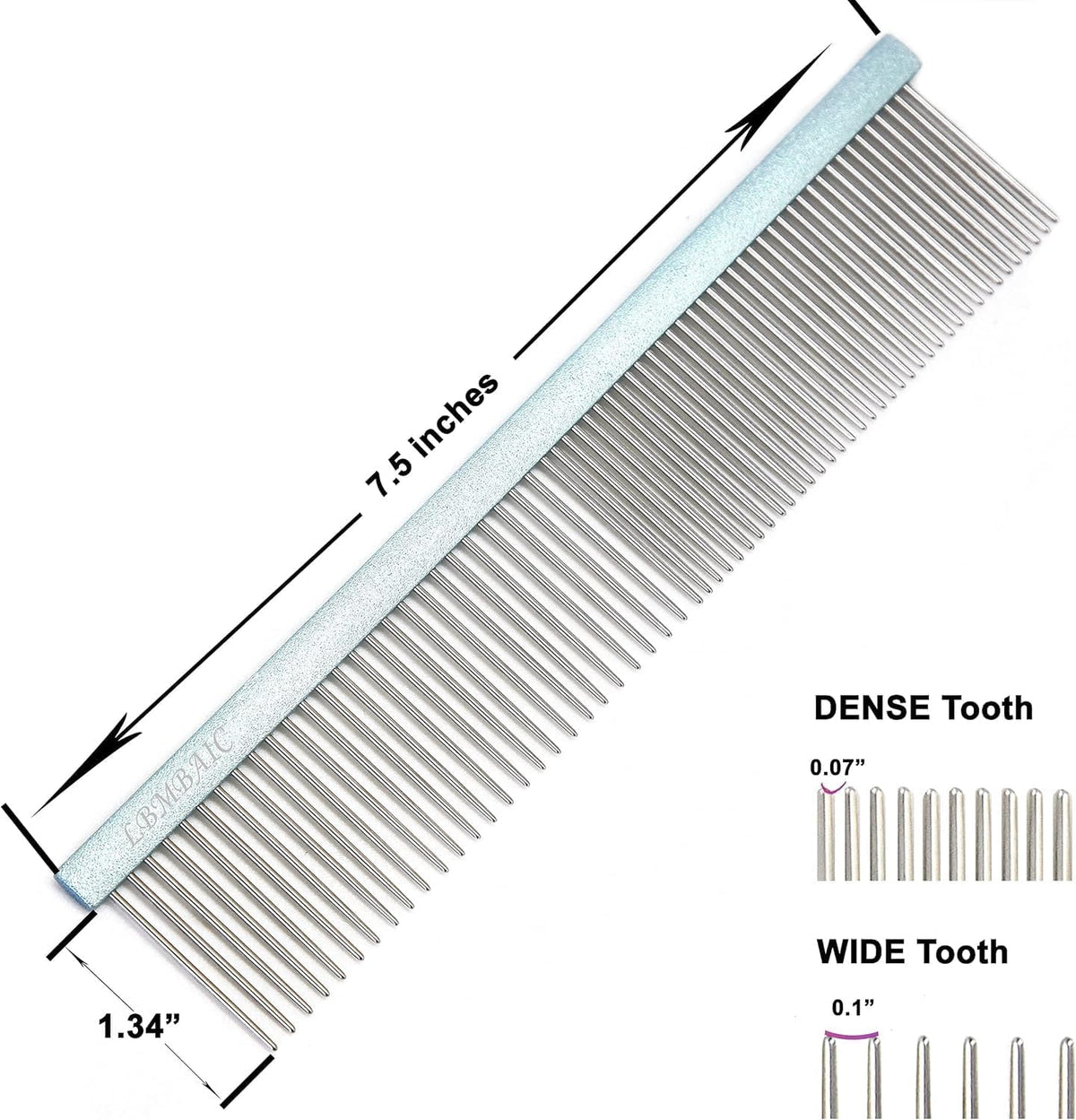 VelPets stainless steel cat comb removing fur tangles