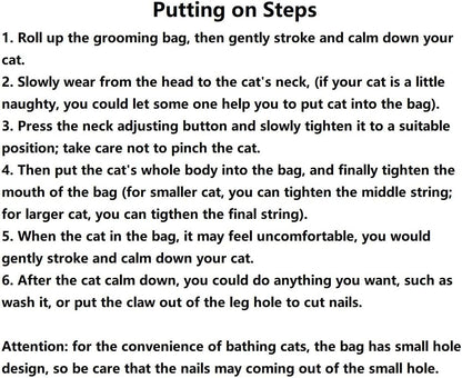 Close up of drawstring mechanism on grooming bag