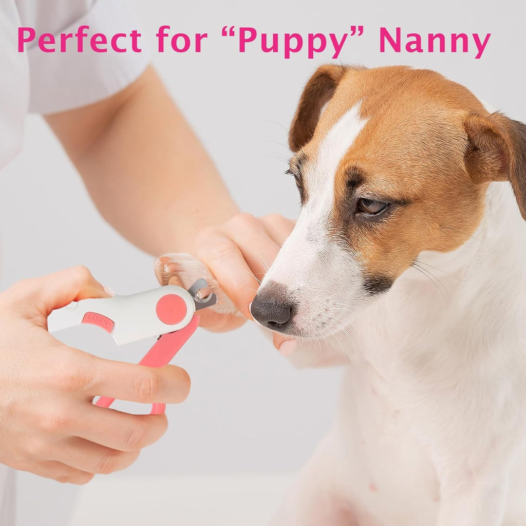Small Animals Nail Clippers with LED Lights to Avoid Excessive Cutting and Sharp Blades - Professional Claw Trimmer for Tiny Dog Cat Kitten Bunny Rabbit Bird Guinea Pigs Ferret Hamsters (Pink) - Image 8