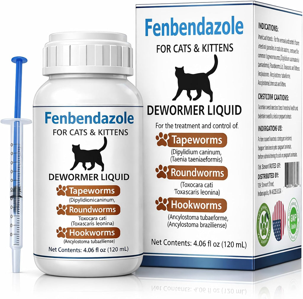 Nuzzleup Cat Dewormer liquid bottle front view for pet parasite control
