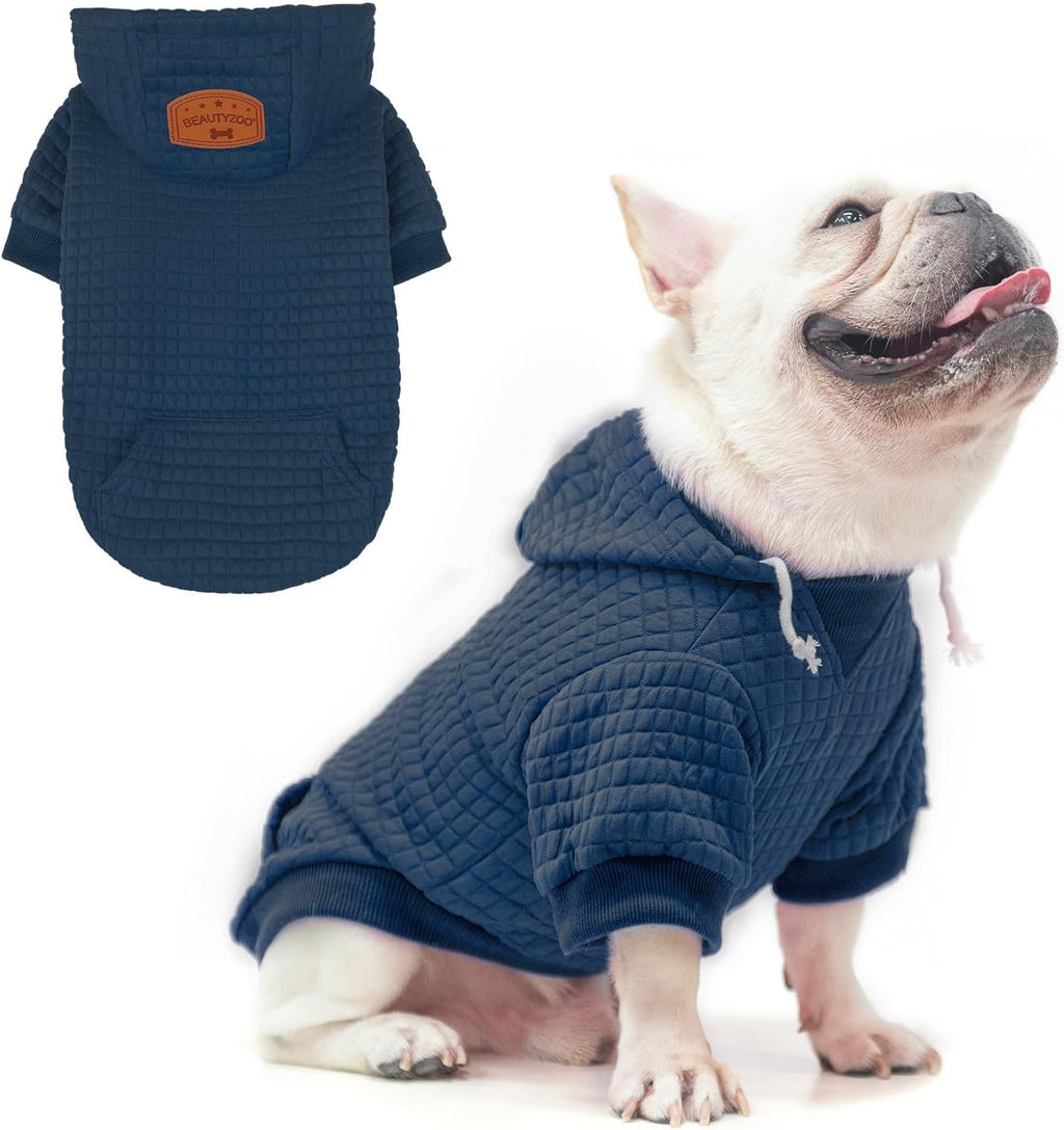 BEAUTYZOO Dog Hoodie for Small Medium Large Dogs, Winter Fall Warm Dog Clothes for Puppy S M Sized Dogs Girl Boy, Dog Sweater Shirt Hoodies with Pocket Bulldog Pitbull Cat Clothing Coat - Image 9