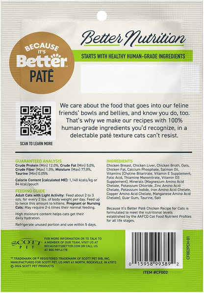 Premium human grade grain free cat food smooth texture