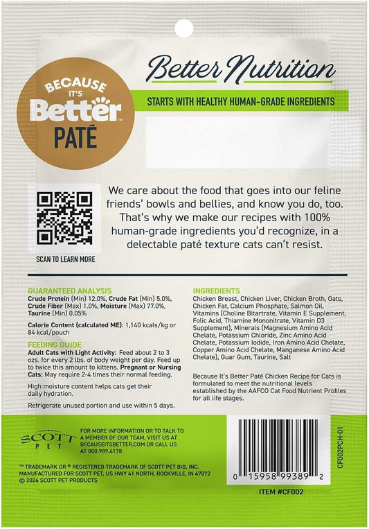 Premium human grade grain free cat food smooth texture