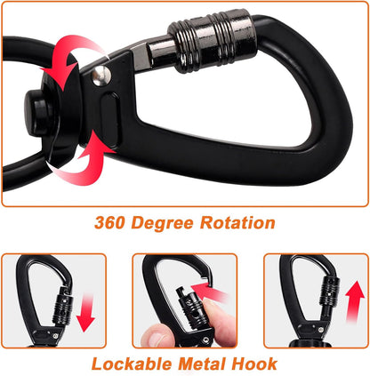 Comfortable padded EVA foam handle of the Wodondog reflective dog leash.