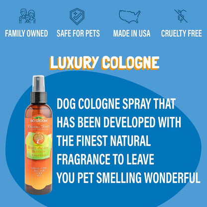 Cruelty free pet grooming supplies fragrance spray close up