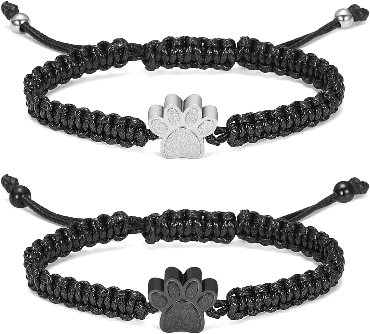 constantlife Cremation Bracelet for Pets Ashes - Dog Paw Pendant Bangle Stainless Steel Memorial Urn Jewelry - Image 15