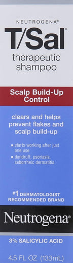 Neutrogena T/Sal Therapeutic Shampoo, Scalp Build-Up Control 4.5 oz, 130 fl oz - Image 2